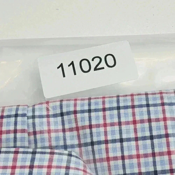 J.Crew Men's Red & Blue‎ Plaid Button-Up  L 12CT - Picture 6 of 6